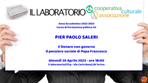 Pier Paolo Saleri – Il denaro non Governa